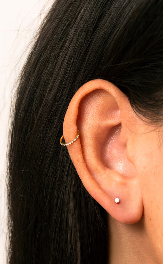 Celeste Helix Hoop