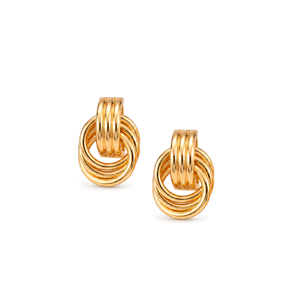 Capri Knot Stud Earrings