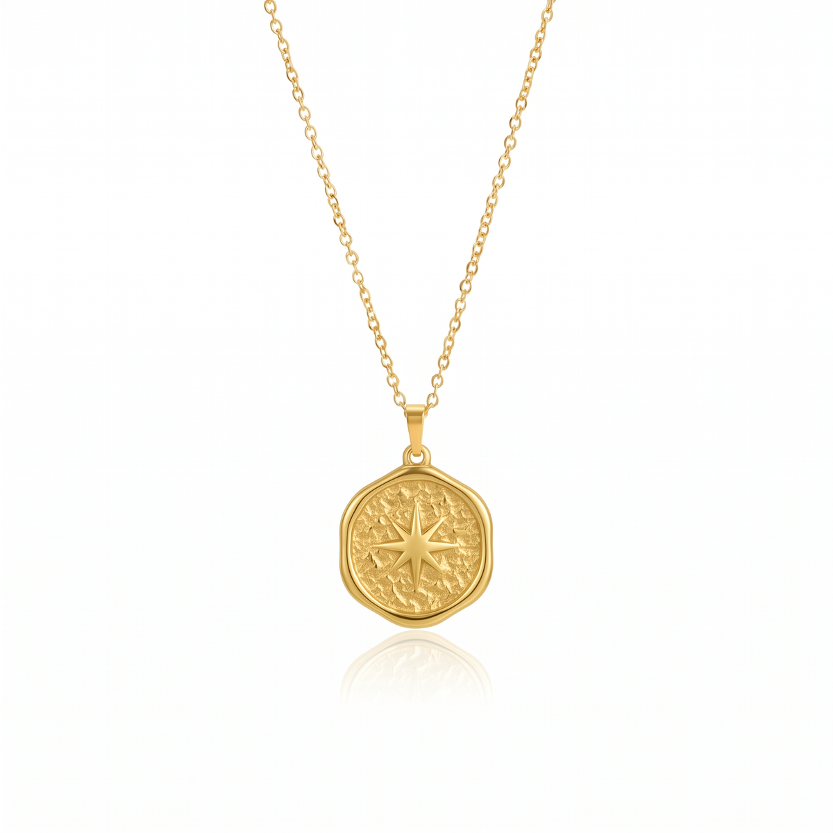 Étoile Necklace in waterproof PVD gold plated stainless steel – hypoallergenic jewellery UK