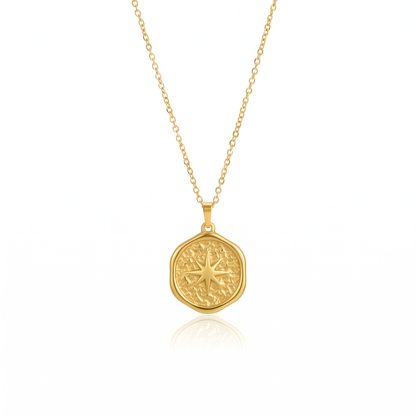 Étoile Necklace in waterproof PVD gold plated stainless steel – hypoallergenic jewellery UK